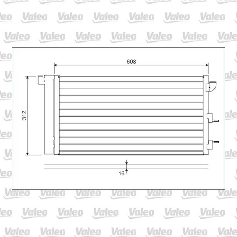 Klima Radyatörü VALEO 818005 – Fiat Panda