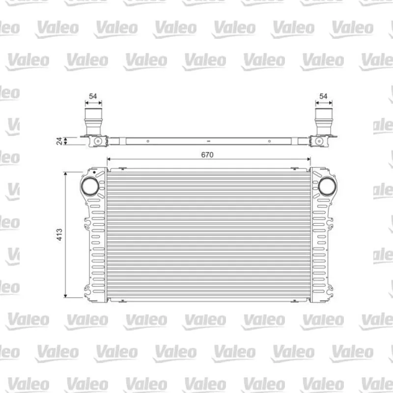 Turbo Radyatörü VALEO 818363 – Toyota RAV4 2.0 D / 2.2 D