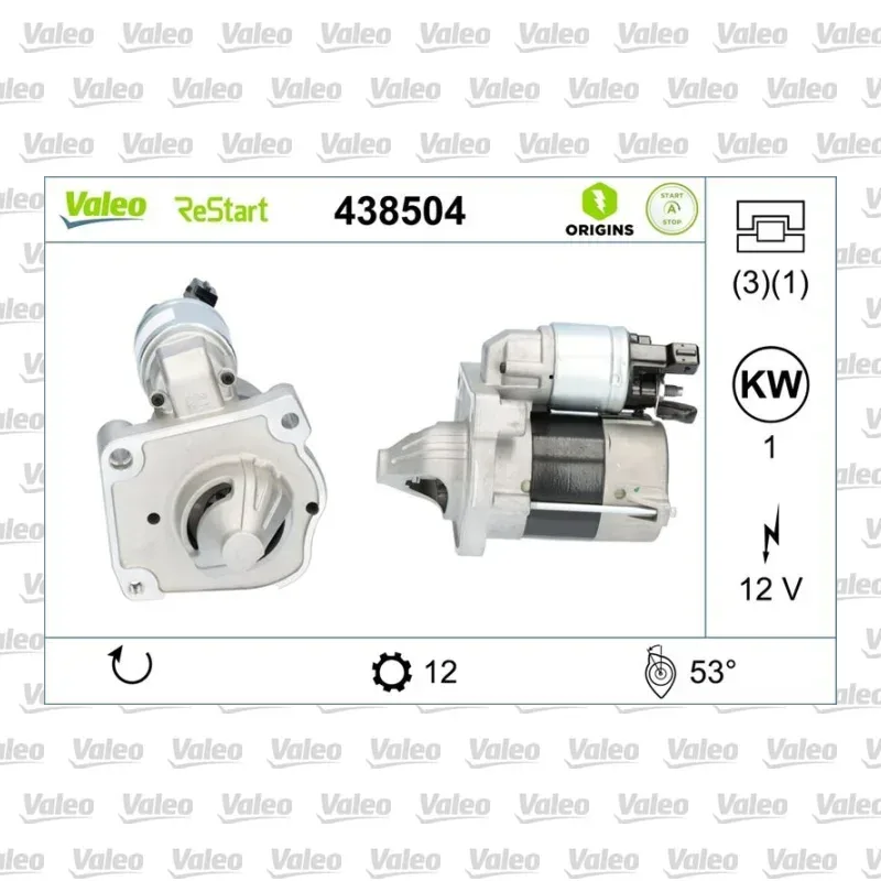 Marş Dinamosu VALEO 438504