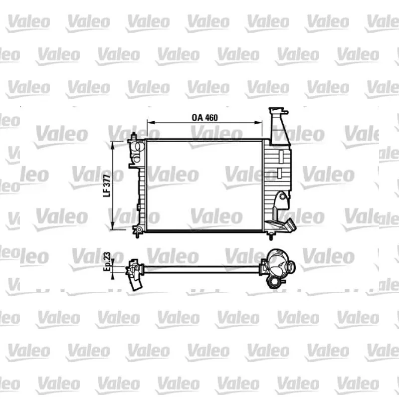 Su Radyatörü VALEO 732564 – Peugeot / Citroen