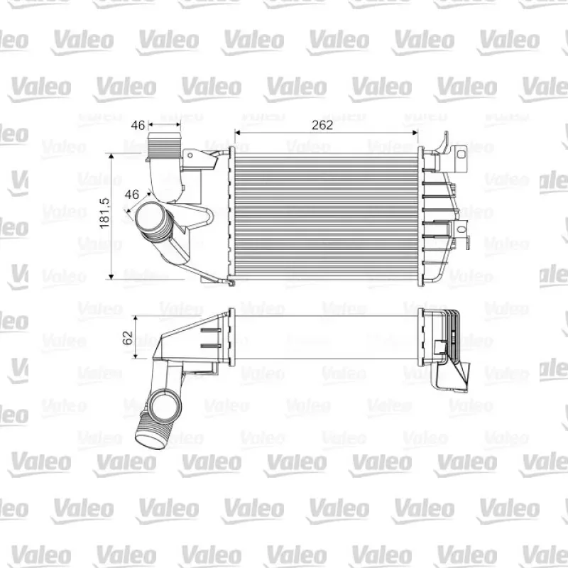 Turbo Radyatörü VALEO 818556 – Opel Astra
