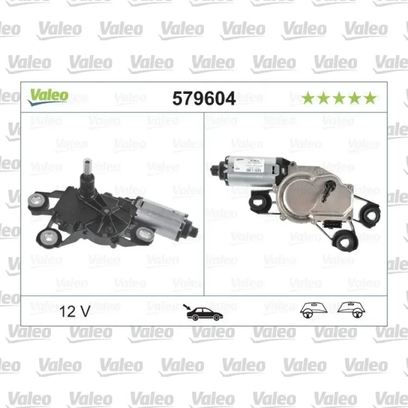 Silecek Mekanizma Motoru Arka VALEO 579604 – Seat Ibiza
