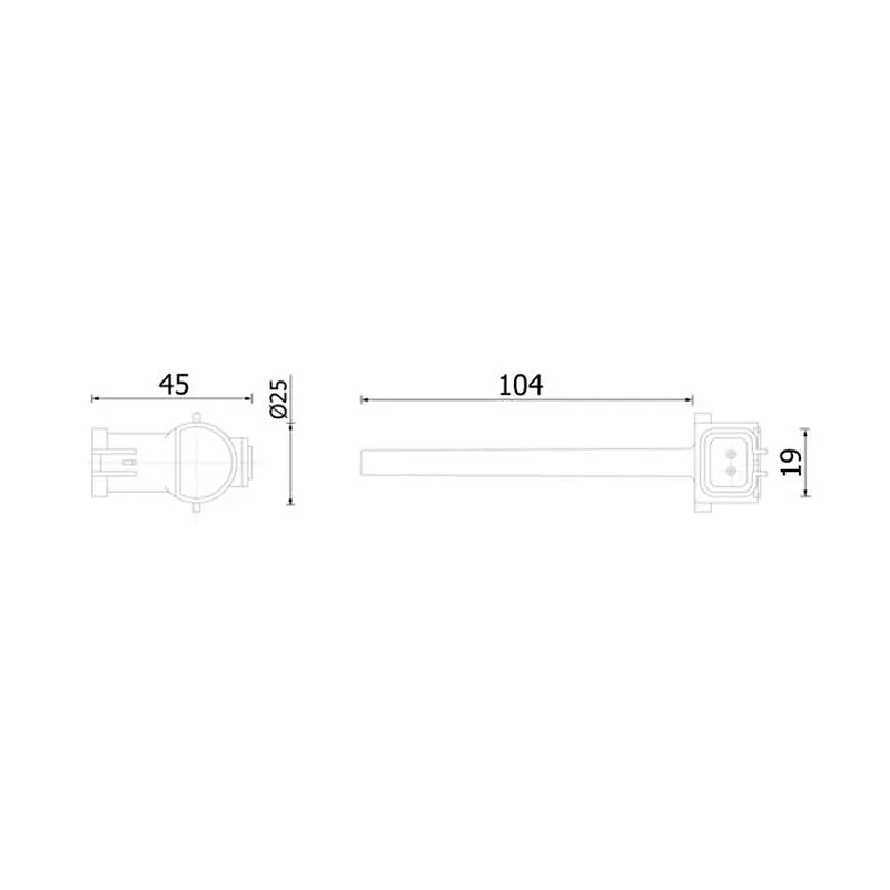 Soğutma Suyu Seviye Sensörü MAHLE CRTX 7 000S – MAN TGA / TGS / TGX