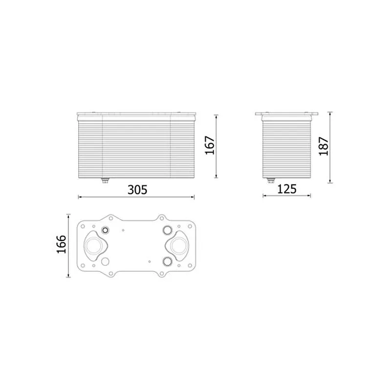 İntercooler Radyatörü MAHLE CI 704 000P – MAN TGX 18.470 / TGX 18.510