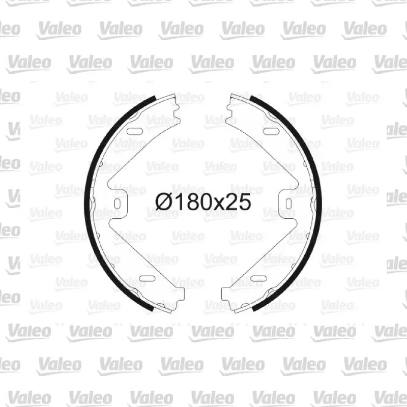 Fren Pabuçlu Balata Arka VALEO 564182 – Mercedes-Benz E 200