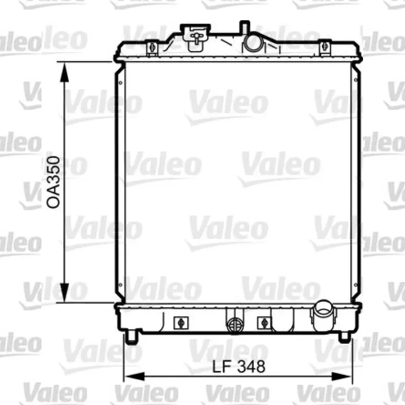 Honda HR-V 1.6 16V Su Radyatörü – VALEO 734117