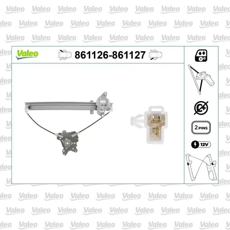 Cam Krikosu Arka Sağ VALEO 861127 – Mitsubishi Colt