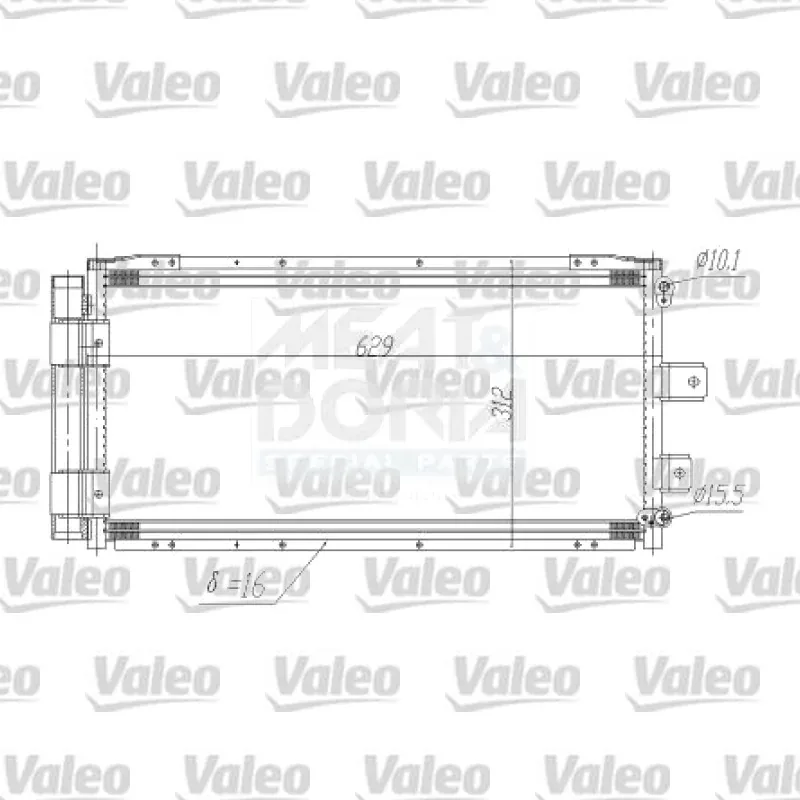 Klima Radyatörü VALEO 860137 – Toyota Corolla