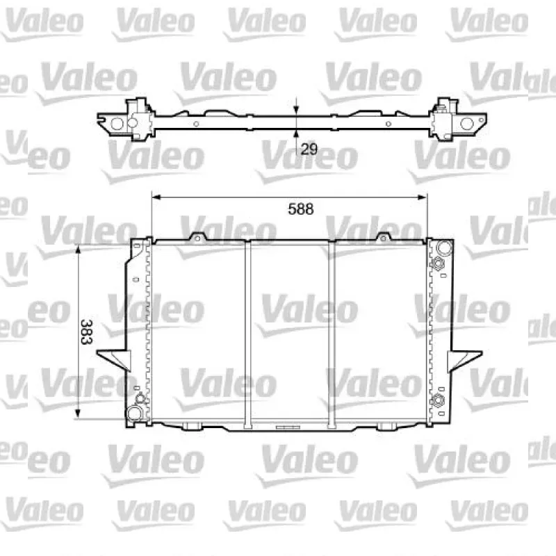 Su Radyatörü VALEO 732365 – Volvo V70 / S70