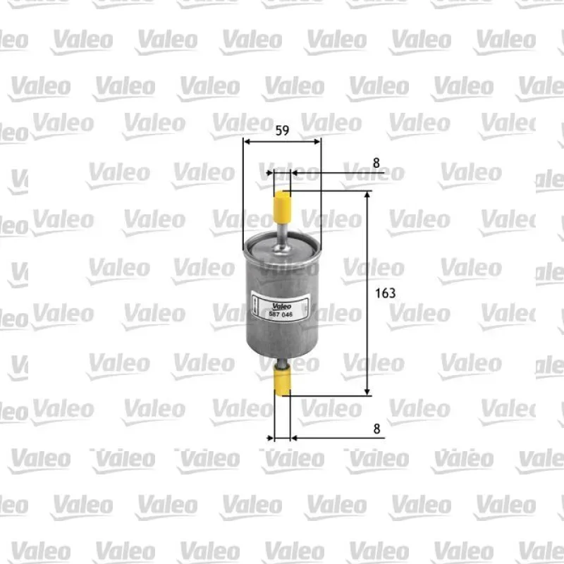 Yakıt Filtresi VALEO 587046 – Alfa Romeo 156