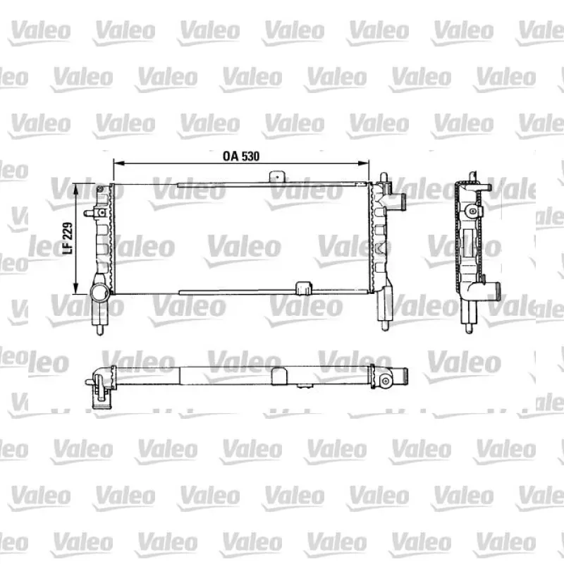 Su Radyatörü VALEO 883920 – Opel Corsa / Combo