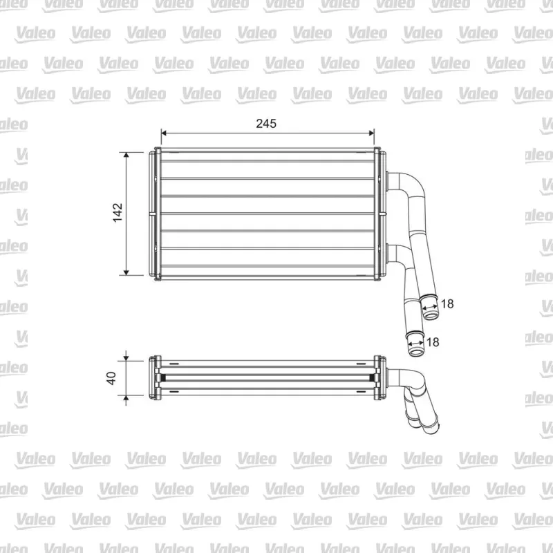 Kalorifer Radyatörü VALEO 811599 – Ford Transit