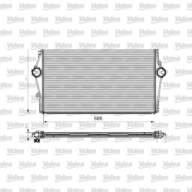 Turbo Radyatörü VALEO 818283 – Volvo V70 / S60