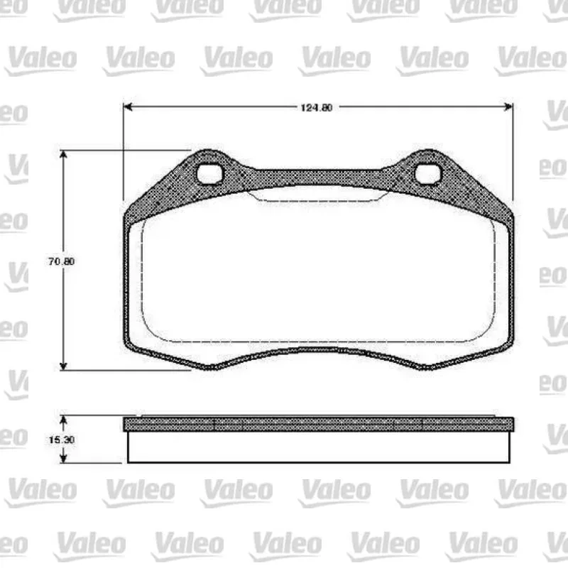 Fren Disk Balata Ön VALEO 670861 – Renault Clio / Megane