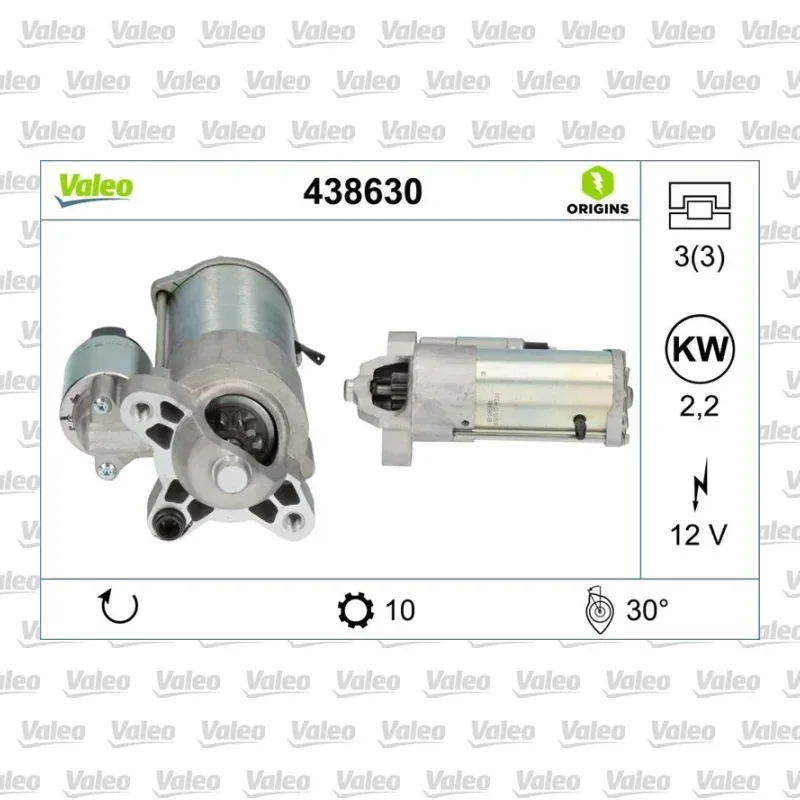 Ford Mondeo 2.2 TDCi Marş Dinamosu – VALEO 438630