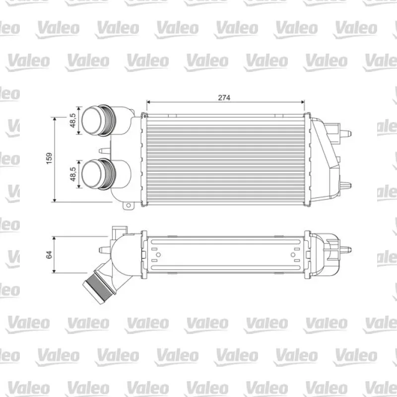 Citroën C3 1.6 HDi 16V Turbo Radyatörü – VALEO 818371