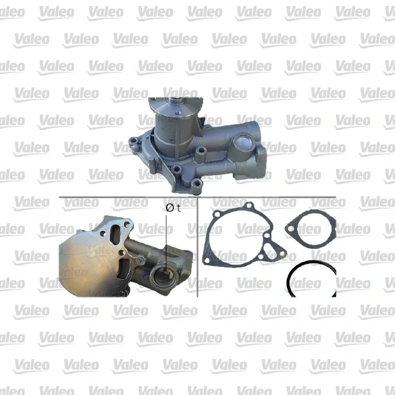 Mitsubishi L200 2.5 TD Devirdaim Su Pompası – VALEO 506778