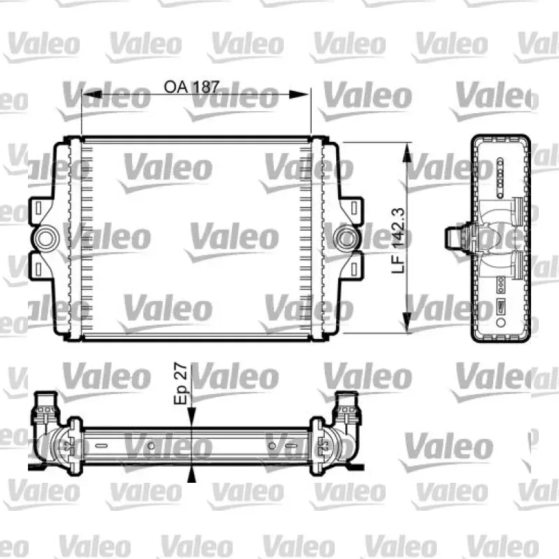 Su Radyatörü VALEO 735467 – BMW 330d / 328i