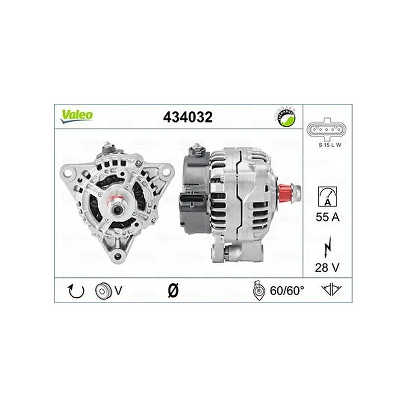 Alternatör VALEO 434032 – MAN TGA 18.410 / TGA 18.460