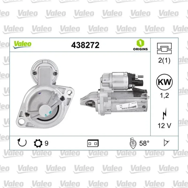 Marş Dinamosu VALEO 438272 – BMW 320i