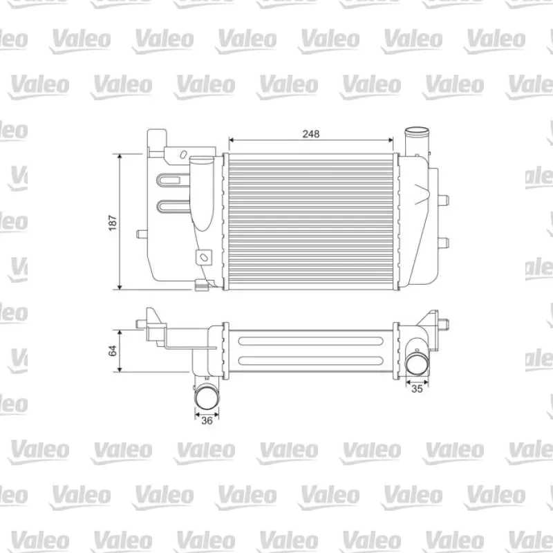 Toyota Yaris 1.4 D Turbo Radyatörü – VALEO 818369