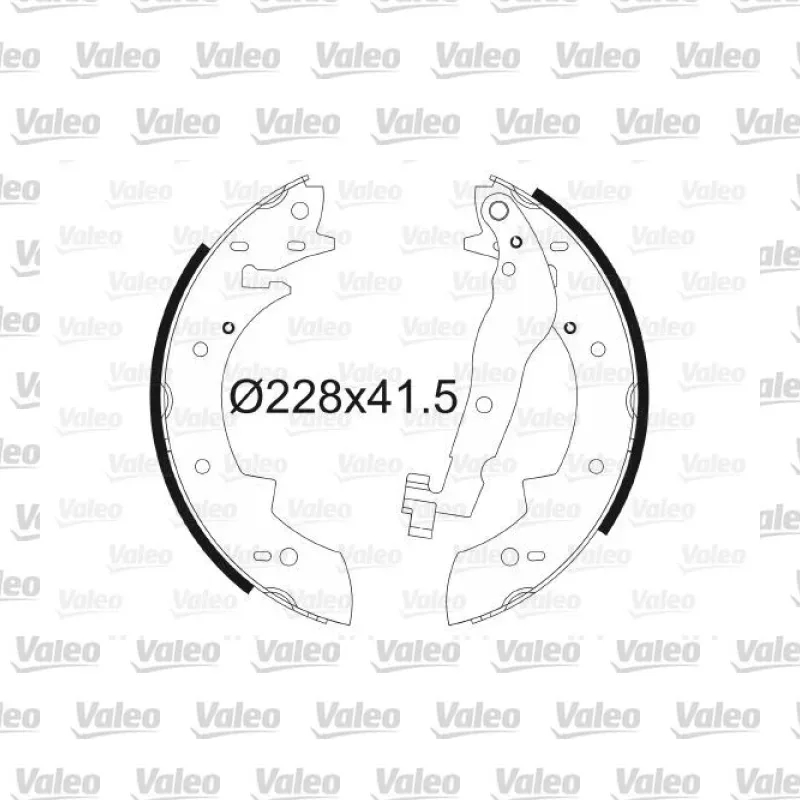 Renault Clio Elektrik Arka Fren Pabucu – VALEO 562105