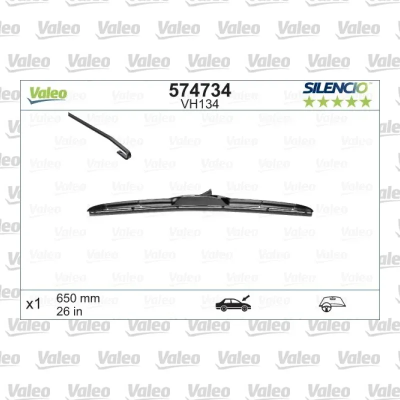 Silecek Süpürgesi Ön VALEO 574734