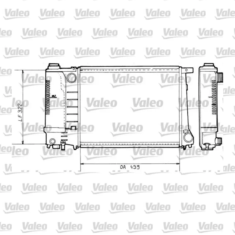 Su Radyatörü VALEO 730365 – BMW 320i
