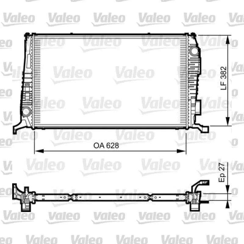 Dacia Duster 1.5 dCi Su Radyatörü – VALEO 735279