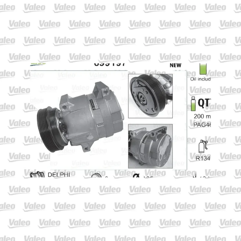 Klima Kompresörü VALEO 699197 – Renault Megane / Scenic
