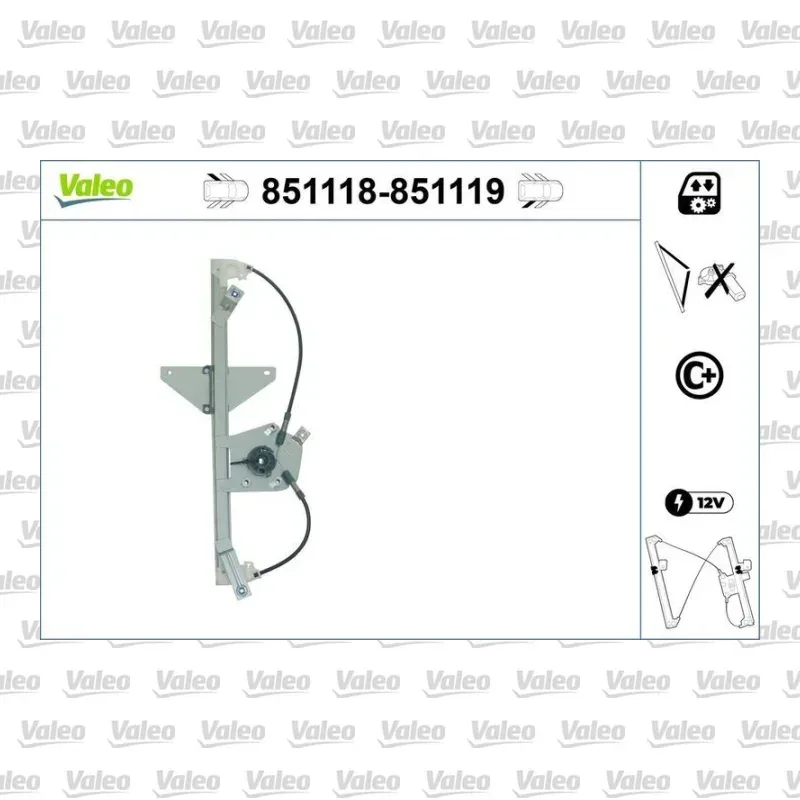 Cam Krikosu Arka Sol VALEO 851118 – Peugeot 3008 / 5008