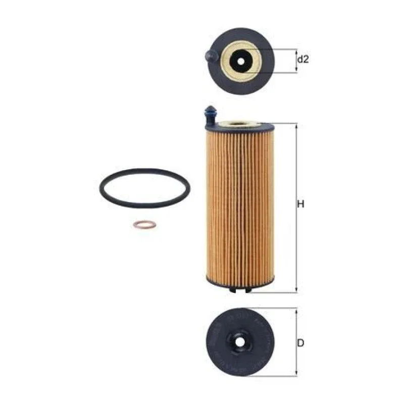 Yağ Filtresi MAHLE OX 1302D – BMW M3 / X3 / X4
