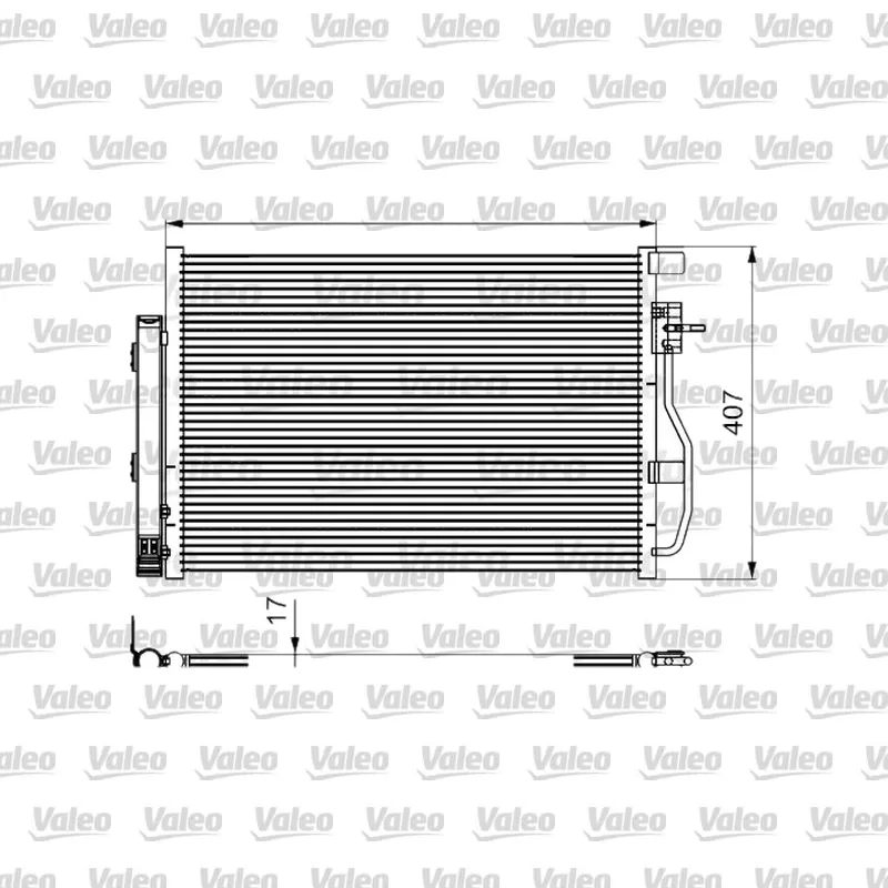 Klima Radyatörü VALEO 814478 – Opel / Chevrolet