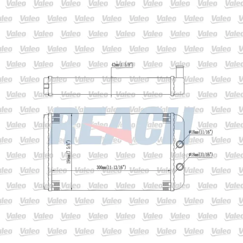Kalorifer Radyatörü VALEO 812358