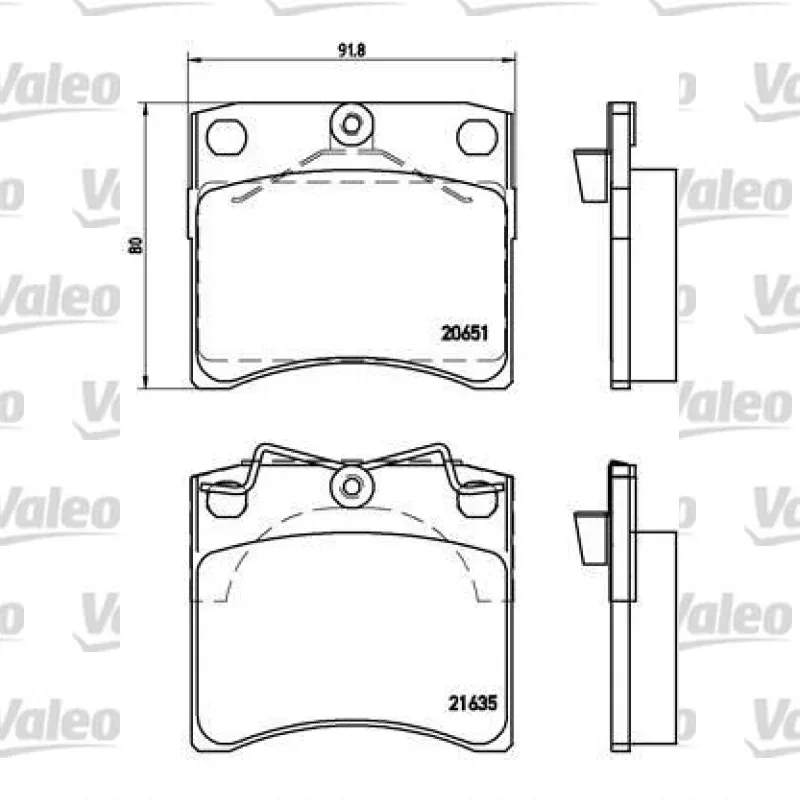 Fren Disk Balata Ön VALEO 671048 – Volkswagen Transporter