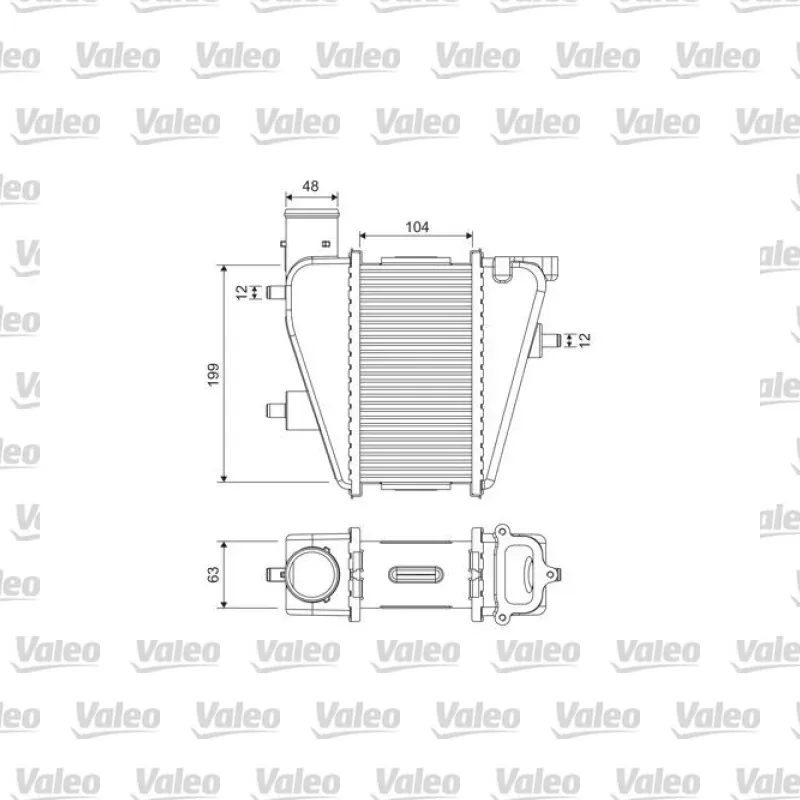 Honda Civic 2.2 Turbo Radyatörü – VALEO 818373