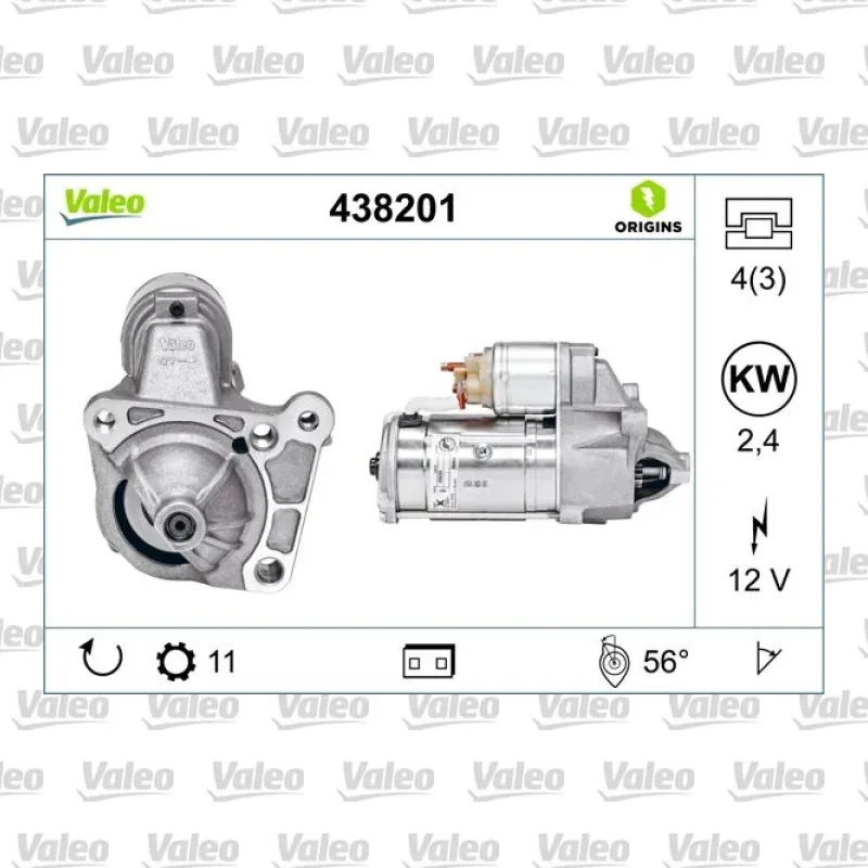 Marş Dinamosu VALEO 438201 – Renault Megane