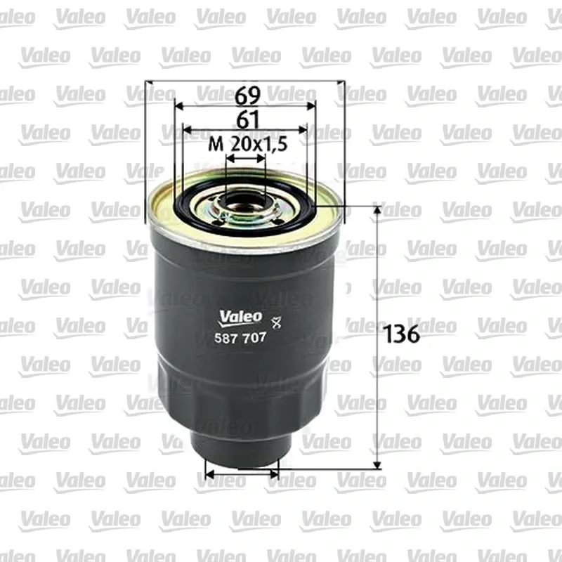Yakıt Filtresi VALEO 587707 – Mitsubishi / Mazda