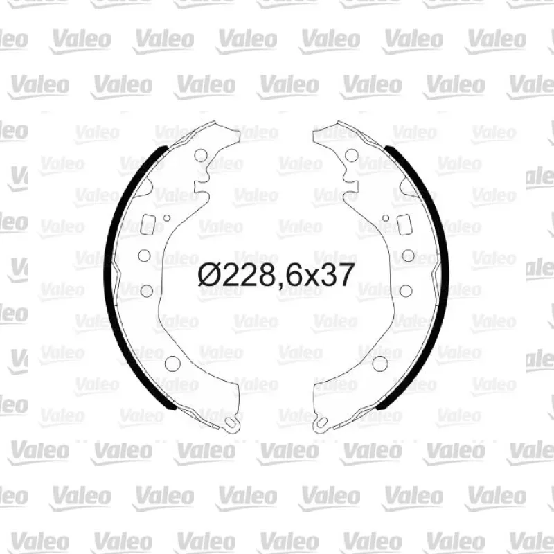 Toyota Yaris 1.3 Arka Fren Pabucu – VALEO 564176