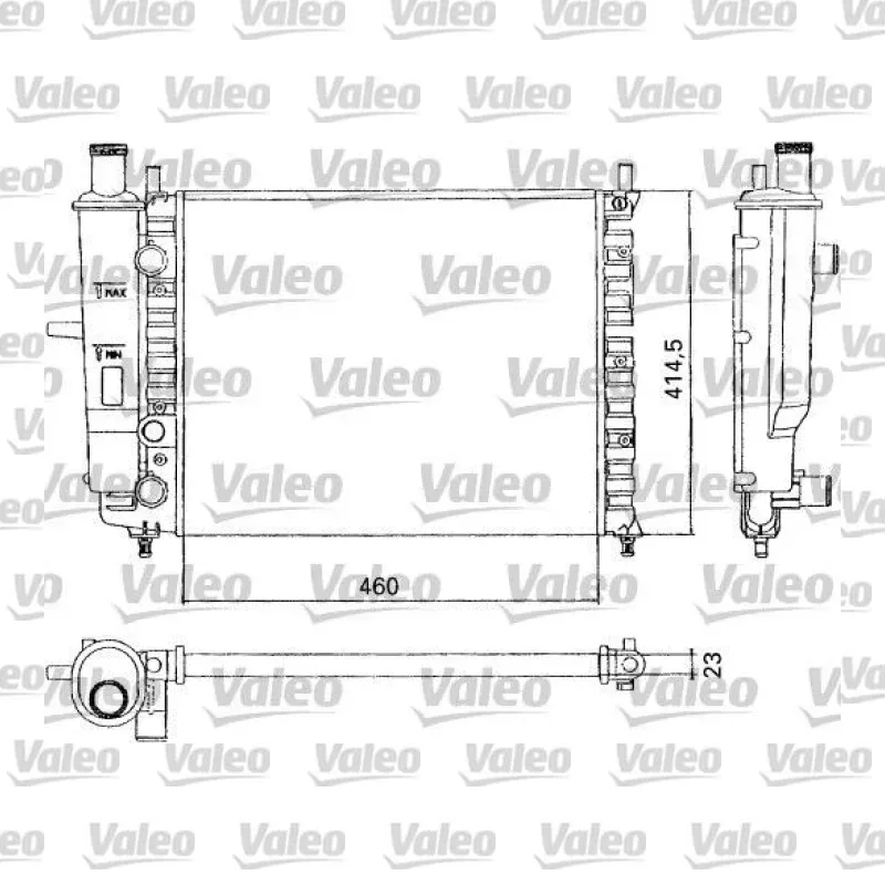 Su Radyatörü VALEO 731304 – Hyundai / Kia