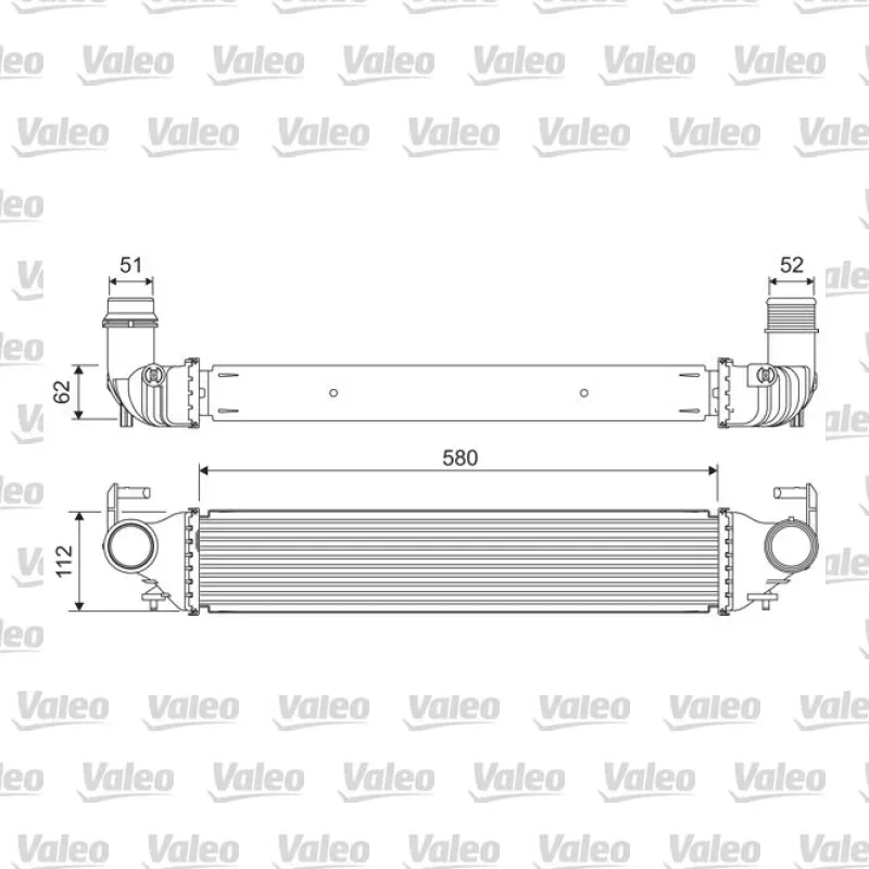 Turbo Radyatörü VALEO 818312 – Fiat / Jeep