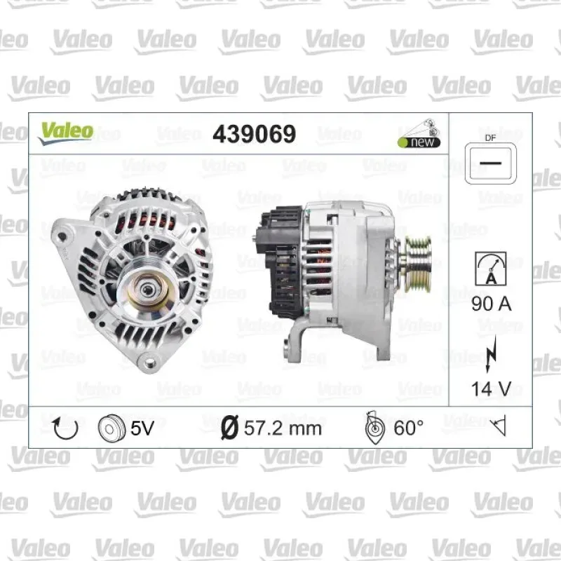 Alternatör VALEO 439069 – Volkswagen / Audi