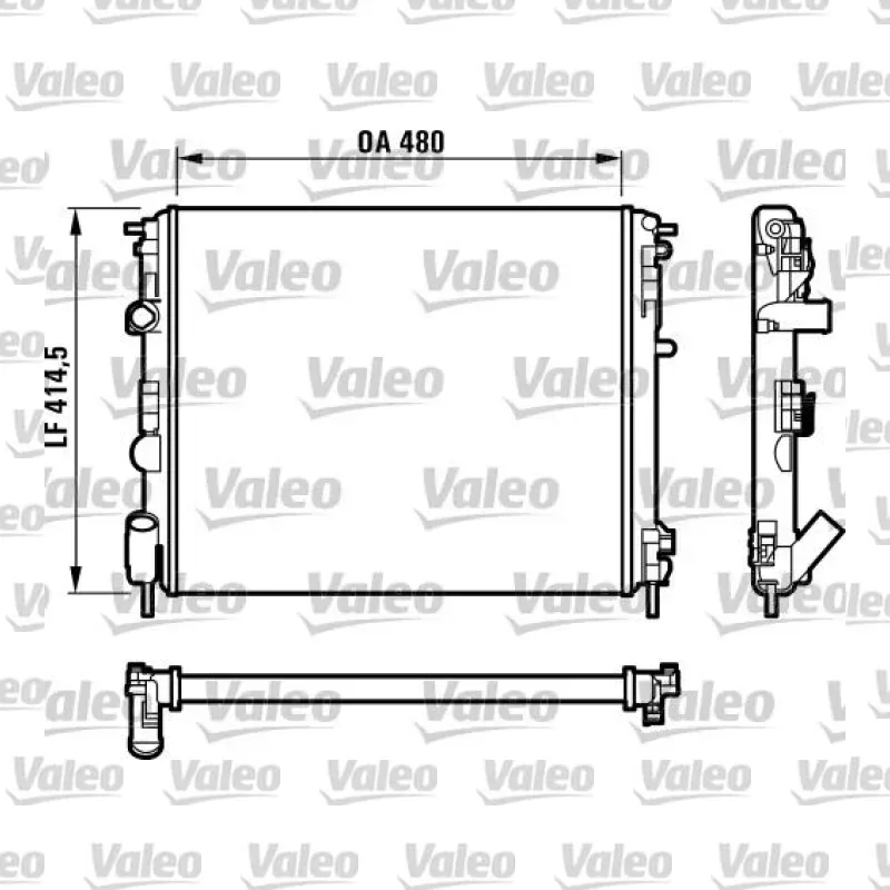 Su Radyatörü VALEO 732523 – Renault Clio / Kangoo