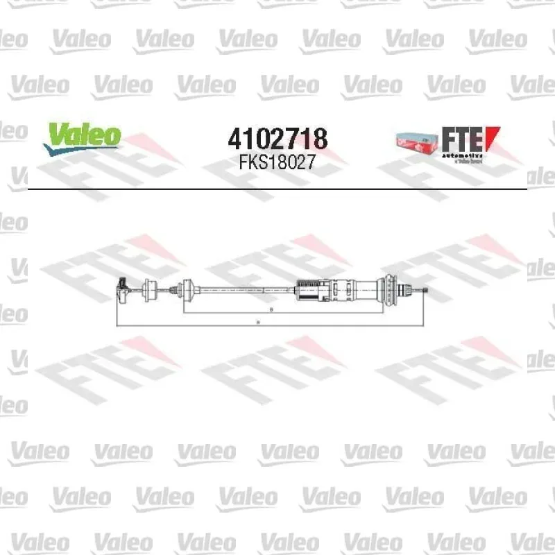 Debriyaj Teli VALEO 4102718 – Peugeot 206 / 206+