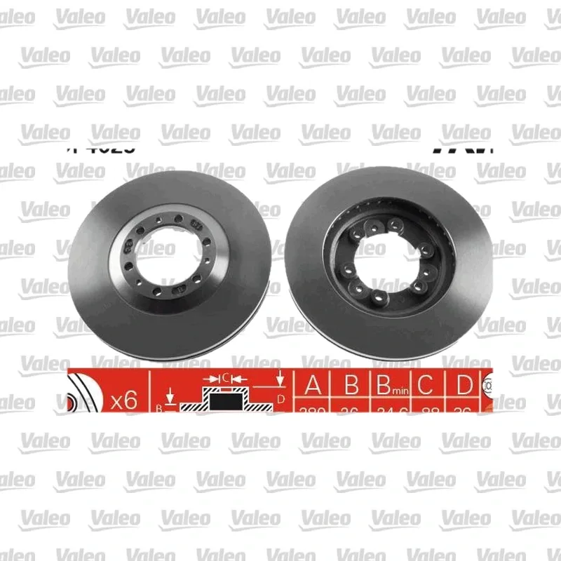 Fren Disk Ayna Ön Sağ ve Sol VALEO 186585 – Opel Frontera