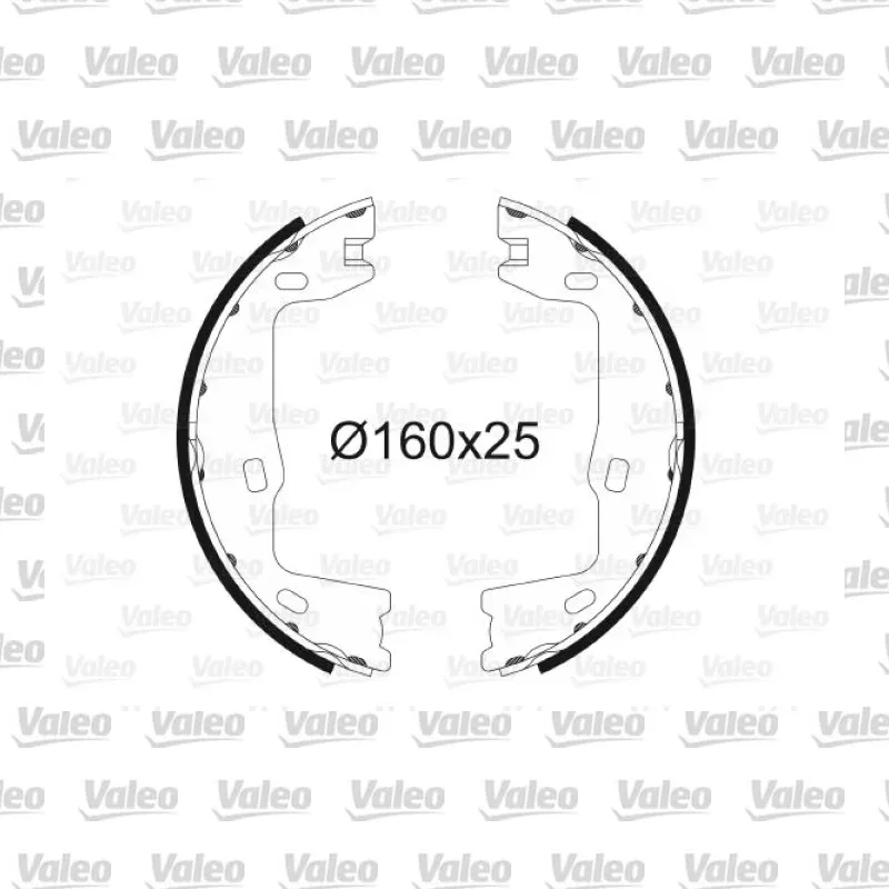 Fren Pabuçlu Balata Arka VALEO 562572 – Opel Astra / Vectra