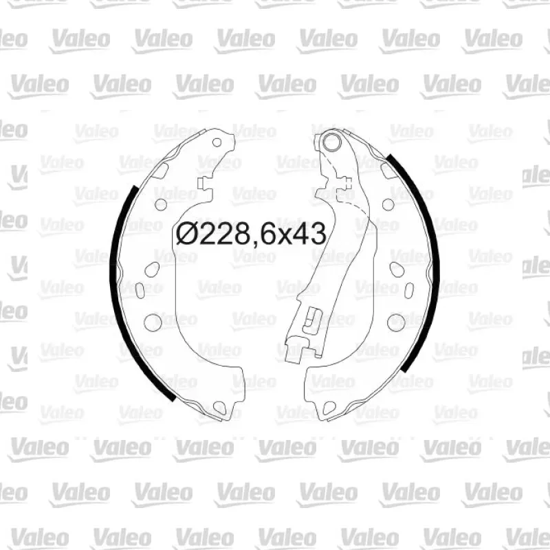 Fren Pabuçlu Balata Arka VALEO 564073 – Opel / Fiat