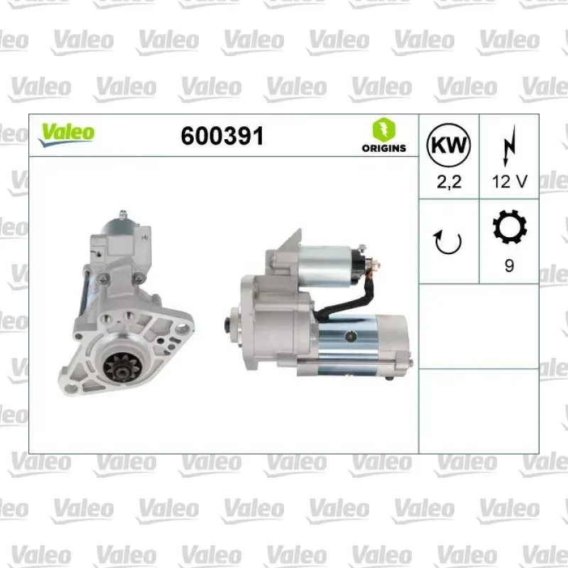 Marş Dinamosu VALEO 600391 – Mitsubishi Lancer / L200