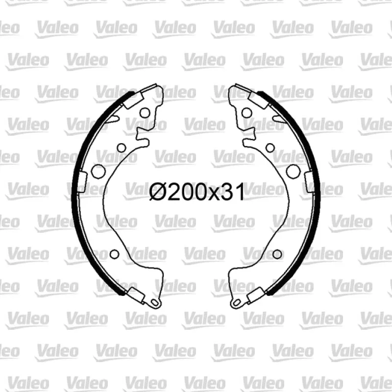Fren Pabuçlu Balata Arka VALEO 564277 – Honda Civic