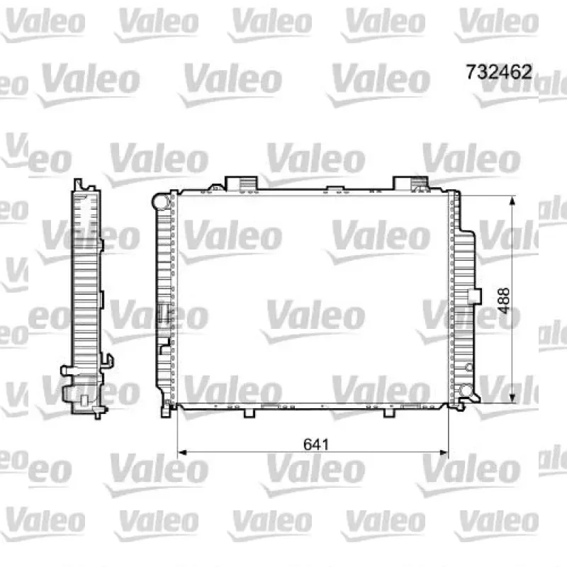 Mercedes-Benz E 220 2.2 Su Radyatörü – VALEO 732462